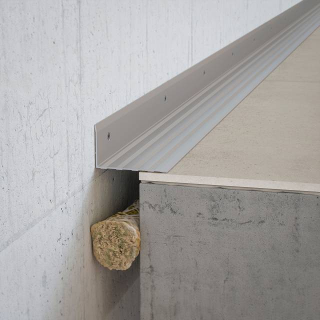 Novotapajuntas GTA perimetral en detalle de instalación